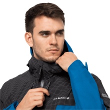 Jack Wolfskin hiking jacket DNA Rhapsody with system zipper - waterproof, windproof, PFC-free - blue men